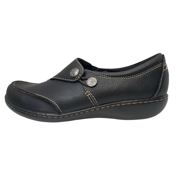CLARKS Collection Women's Ashland Lane Flats Color: Black, Size: 9.5 W - Picture 2 of 8